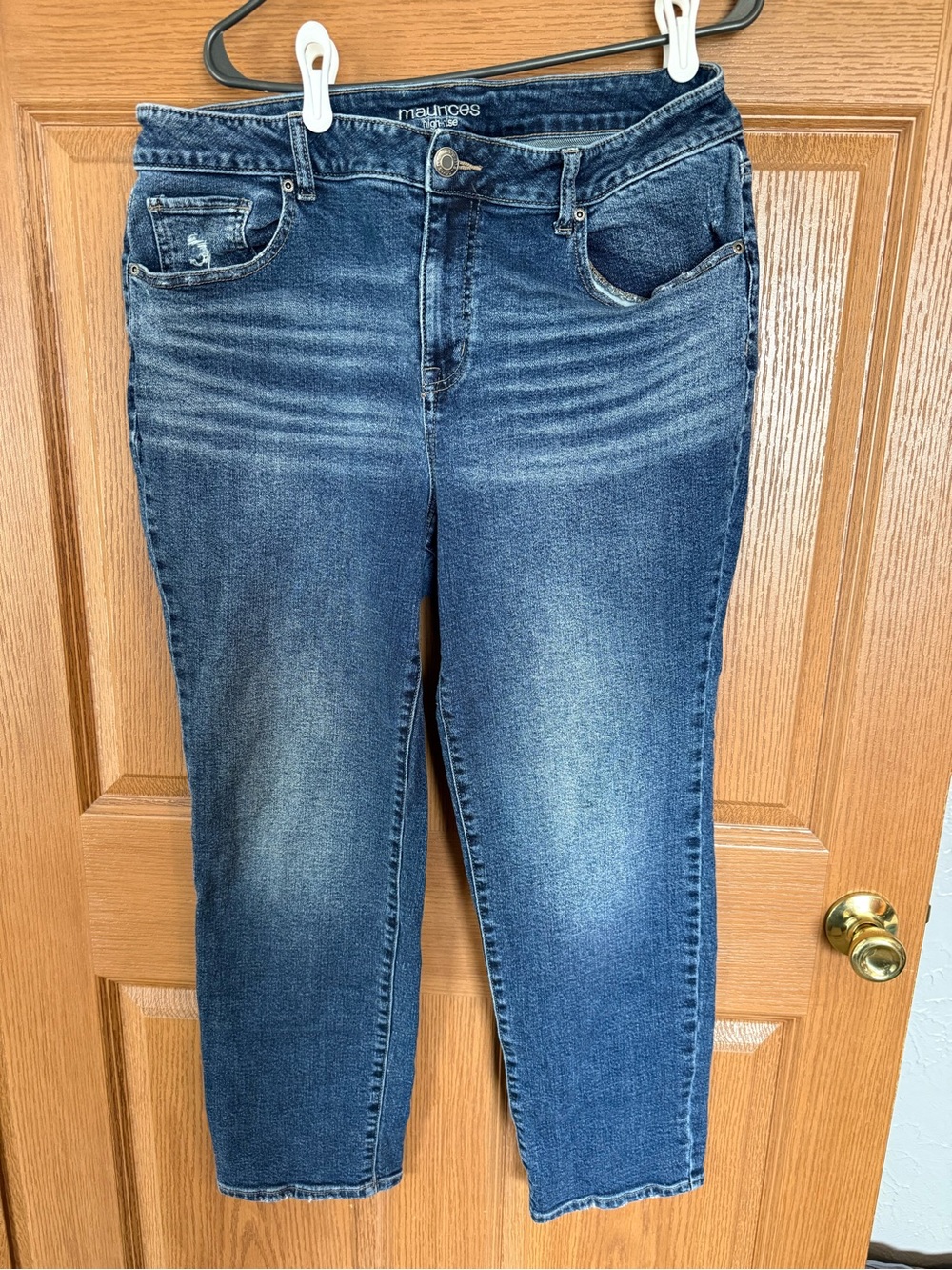 Maurices High Rise Straight Legged Jeans